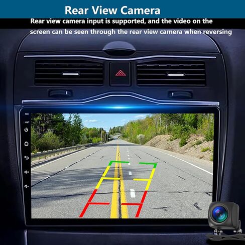 Car Stereo for Honda CRV Radio 02-06 (2GB+32GB) Wireless Carplay and Android Auto 4G+WiFi GPS Navigation 9 Inch Touchscreen Head Unit with HD Backup Camera/Bluetooth/Miror Link/MIC/RDS/FM/SWC in Kuwait