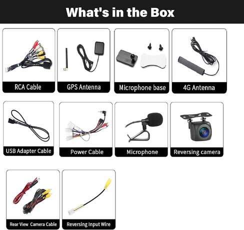 Car Stereo for Honda CRV Radio 02-06 (2GB+32GB) Wireless Carplay and Android Auto 4G+WiFi GPS Navigation 9 Inch Touchscreen Head Unit with HD Backup Camera/Bluetooth/Miror Link/MIC/RDS/FM/SWC in Kuwait