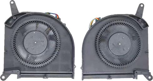 مروحة تبريد جديدة لوحدة المعالجة المركزية + وحدة معالجة الرسومات لجيجابايت Aorus 15G 15P RX5L RP75 P75 OLED SA 17 HDR XA RP75XA RP77XA RP77XD P77 17g-yc 3080 AERO17 RP77 RP75W AERO 15S NA Series PLB07010S12HH DC12V Fan in Saudi Arabia
