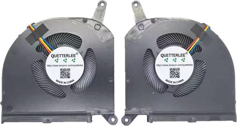 مروحة تبريد جديدة لوحدة المعالجة المركزية + وحدة معالجة الرسومات لجيجابايت Aorus 15G 15P RX5L RP75 P75 OLED SA 17 HDR XA RP75XA RP77XA RP77XD P77 17g-yc 3080 AERO17 RP77 RP75W AERO 15S NA Series PLB07010S12HH DC12V Fan in Saudi Arabia