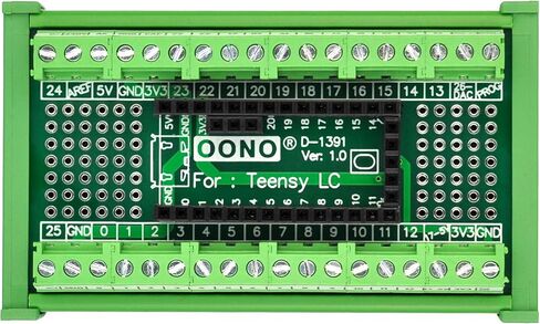 وحدة لوحة القطع الطرفية لإصدار Teensy LC، DIN Rail Mount in Kuwait