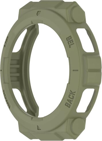 ملحقات حافظات ساعة Active Edge المتوافقة مع حافظة Amazfit Active Edge (A2212) (بدون واقي شاشة) حافظة واقية متينة لساعة Amazfit Active Edge (أسود) in Saudi Arabia