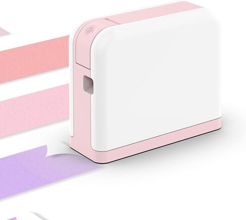 صانع الملصقات، آلة صنع الملصقات P3200 مع شريط بلوتوث، آلة ملصقات صغيرة محمولة باليد، ماكينة ملصقات صغيرة، هدايا صانع ملصقات صغيرة يمكنك صنعها بنفسك، طابعة ملصقات رمادية محمولة للمكتب والمنزل in Kuwait