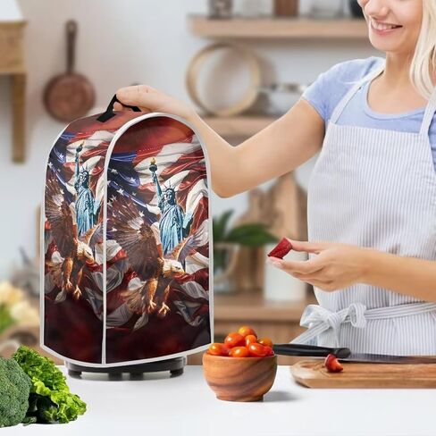 أغطية خلاط الفراشة الزرقاء المرصعة بالنجوم لأجهزة المطبخ، غطاء حماية من الغبار مع مقبض علوي، منظم طعام، عصارة، صانع القهوة، لديكور طاولة المطبخ والمنزل in Kuwait
