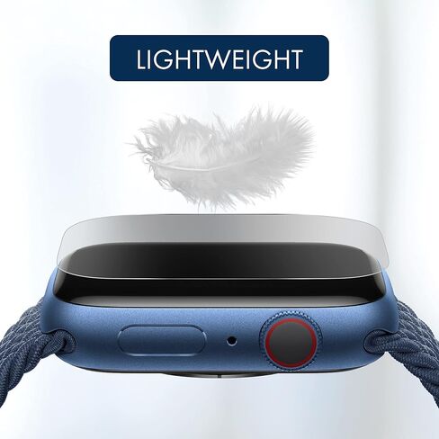 مجموعة من 8 قطع من ArmorSuit لساعة Apple Watch 7 مقاس 45 ملم، واقي شاشة MilitaryShield HD شفاف - صنع في الولايات المتحدة الأمريكية in Saudi Arabia