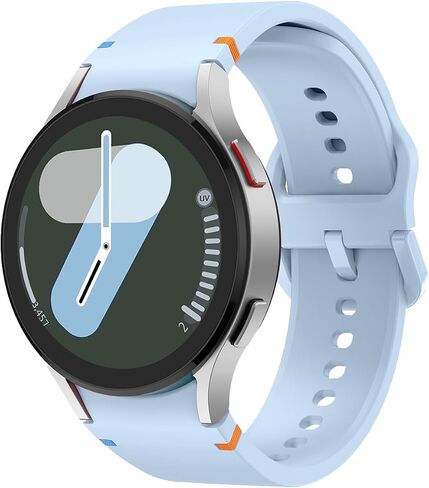 Sport Watch Bands Compatible with Samsung Galaxy Watch 7 FE 6 5 4 Band 40mm 44mm/Galaxy Watch 6 Classic Bands 43mm 47mm/Watch 4 Classic 46mm 42mm/Watch 5 Pro Band 45mm,No Gap Silicone Strap Men Women in Kuwait