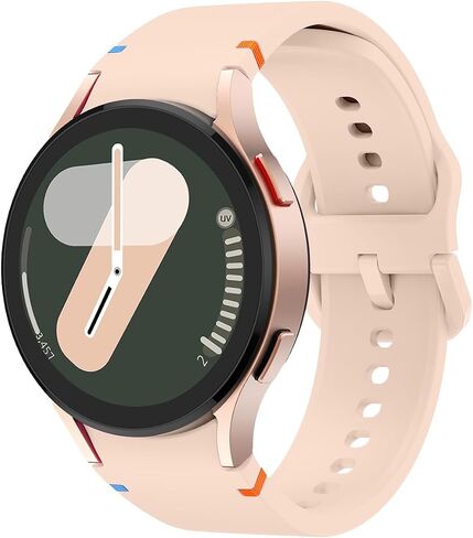 Sport Watch Bands Compatible with Samsung Galaxy Watch 7 FE 6 5 4 Band 40mm 44mm/Galaxy Watch 6 Classic Bands 43mm 47mm/Watch 4 Classic 46mm 42mm/Watch 5 Pro Band 45mm,No Gap Silicone Strap Men Women in Kuwait