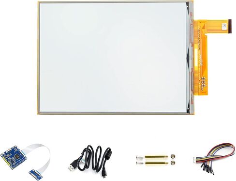 قبعة عرض الحبر الإلكتروني المرنة مقاس 10.3 بوصة متوافقة مع Raspberry Pi4B/3B+/3B/2B/B+/A+/Zero/Zero W/WH/Zero 2W 1872×1404 دقة واجهة USB/SPI/I80 تدعم التحديث الجزئي in Saudi Arabia