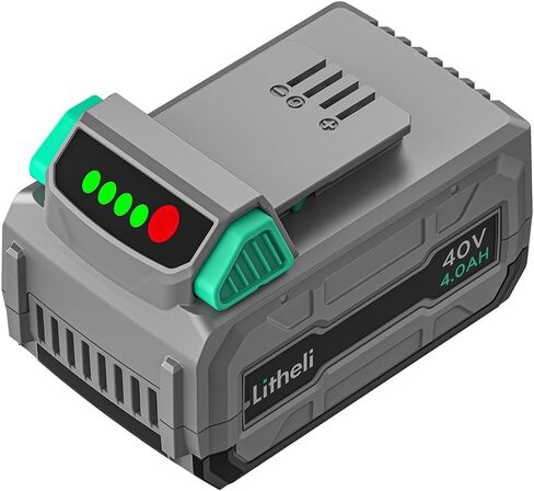 Litheli Battery Pack 40V, 2.5Ah Replacement Lithium Batteries, Only Fit for Litheli 40V Power Tools and Outdoor Power Equipment in Kuwait