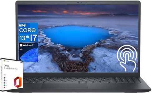 أحدث كمبيوتر محمول طراز Inspiron Business من Dell، شاشة لمس FHD مقاس 15.6 بوصة، Intel 10-Core i7-1355U (حتى 5 جيجا هرتز)، ذاكرة الوصول العشوائي 64 جيجابايت، 2 تيرابايت SSD، Intel Iris Xe، كاميرا ويب، Wi-Fi 6، Win 11 Pro، مع Microsoft Office مدى الحياة رخص in Kuwait