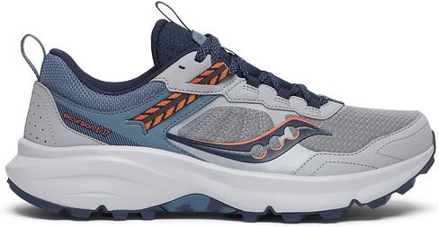 حذاء Saucony Excursion TR17 للمشي لمسافات طويلة للرجال، مصنوع بلا حدود. يأخذك من الطريق إلى الطريق، ومن الخلف، بعرض 9.5 سم in Saudi Arabia