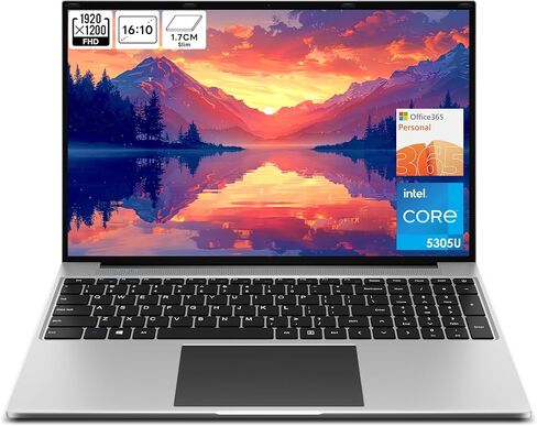 jumper Laptop, 16 Inch FHD IPS 1200p Screen, 5305U Processor, 4GB RAM 128GB EMMC, Office 365 1-Year Subscription, Notebook Computer with Windows 11, 2 Stereo Speakers, HDMI. in Saudi Arabia