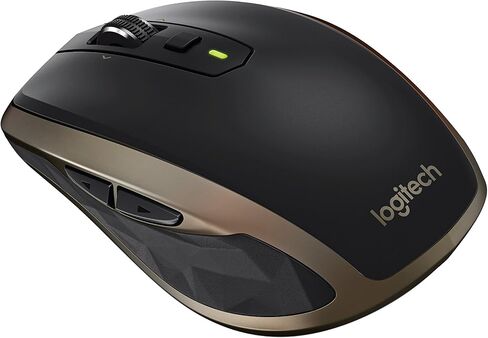 Logitech MX Anywhere 2 Wireless Mobile Mouse Track On Any Surface, Bluetooth or USB Connection, Easy-Switch up to 3 Devices, Hyper-Fast Scrolling Meteorite (Renewed) in Saudi Arabia