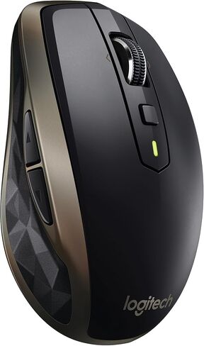 Logitech MX Anywhere 2 Wireless Mobile Mouse Track On Any Surface, Bluetooth or USB Connection, Easy-Switch up to 3 Devices, Hyper-Fast Scrolling Meteorite (Renewed) in Saudi Arabia