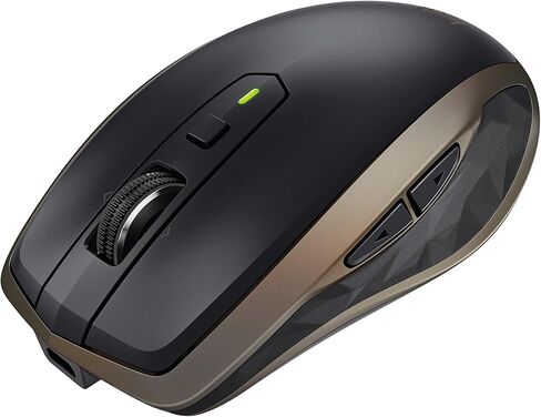 Logitech MX Anywhere 2 Wireless Mobile Mouse Track On Any Surface, Bluetooth or USB Connection, Easy-Switch up to 3 Devices, Hyper-Fast Scrolling Meteorite (Renewed) in Saudi Arabia
