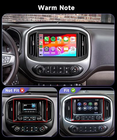 8 Core 4G 64G Car Radio Stereo for Chevy Colorado/GMC Canyon 2015-2019 with DSP/36EQ Wireless Carplay Android Auto 9inch 1280 * 720P IPS Touch Screen Canbus BT 5.0 GPS WiFi Mirror Link Backup Camera in Saudi Arabia
