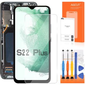 INCELL for Samsung Galaxy S22 Plus Screen Replacement S22 Plus 5G LCD Display SM-S906B SM-S906U SM-S906W LCD Digitizer Screen Touch Assembly with Frame(No Fingerprint)