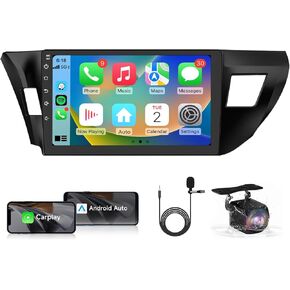 Car Radio Stereo Android 13 for Toyota Corolla 2014 2015 2016 with CarPlay Android Auto