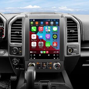 for Ford F150 2015 2016 2017 2018 2019 2020 Radio Stereo Upgrade, Android 13 Navigation 12.1in IPS Touchscreen Build in Wireless Carplay and Android Auto Support DSP SWC Bluetooth (4+64G)