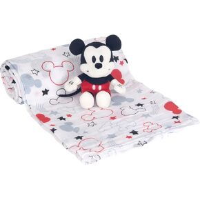 Lambs & Ivy Star Wars Baby Yoda/The Child Swaddle Blanket & Lovey Gift Set