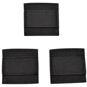 Tactical Modular Organizer Cable Storage Sticker Hook Fasteners Cable Ties for Backpack Tactical Helmet and Tactical Vest Wire Manager (Black)