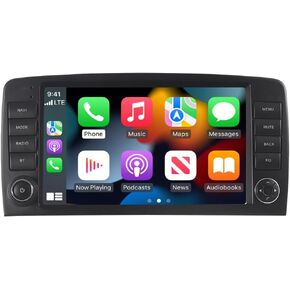 ASURE Android Car Stereo Radio Upgrade for Benz R Class R350 W251 2006-2013,9 inch 4Core 2+32GB Car in-Dash Navigation GPS Head Unit with Carplay Android Auto 1280x800 Touchscreen Video Player