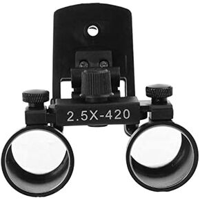 Portable Clip Optical Glass Loupes Surg~Cal Magnifier Magnifying Glasses Binocular (3.5X420MM)