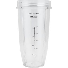 Jar Cups, 24Oz Replacement Cup Blender Cup Container Fit for Nutri 1000W Blender Accessories