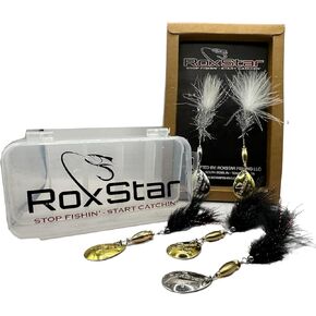 RoxStar Fly Strikers New Flash-Buggerz Series | We Perfected The in-Line Spinner | Hand-Made in The USA | Most Versatile Fishing Spinner for Trout, Bass, Pike, Panfish