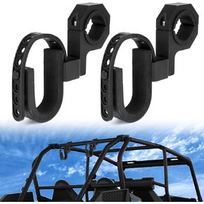 UTV Gun Rack Holder, PSLER Universal ATV Gun Rack Holder Mount with Rubber Gasket Roll Bar Tool Gun Racks Fits 1.0" 1.5" 1.75" 1.875" 2" Roll Bars Compatible with Polaris RZR Ranger Can Am (2PCS)