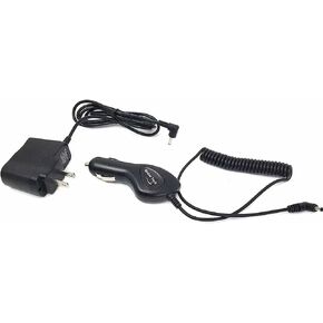 Car and Wall Charger for BlueParrott B250-XT, B250-XT+ (Non-USB Version) - BlueParrott B250-XT Bluetooth Headset - 1st Generation (Prior to mid 2018) 203664 by Global Teck