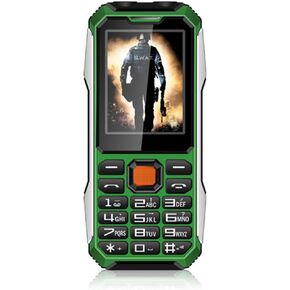 2G Unlocked Big Senior Cell Phone, 6800mAh Basic Mobile Phone for Elderly/Kids, with 2.4in HD Screen, SOS /Flashlight/Dual SIM, Video Player, FM, Camera(Black)