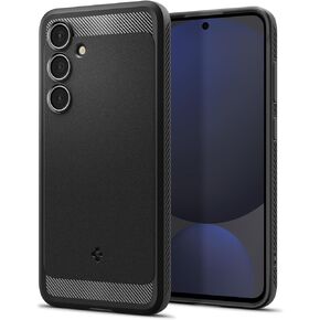 Spigen Rugged Armor Designed for Galaxy S24 FE Case (2024) - Matte Black