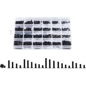 720Pcs Laptop Screws m.2 Screw kit M1.4/1.7/2/2.5/3 Countersunk ssd Screws Accessories for SSD Samsung Sony Toshiba DELL Laptop kit