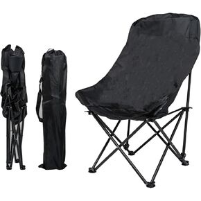 Folding Camping Chair- Portable，Lightweight, Compact, and Folding Chairs Foldable Backpacking Chair - Ultra Durable for Hiking, Beach, Lawn - Aluminum Alloy Frame (1, Khaki, Extra Large)