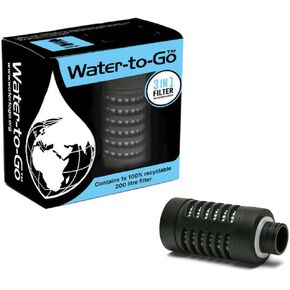 Water-to-Go Replacement Filter Single Pack (75cl/26 oz). Compatible With All Water-to-Go bottles