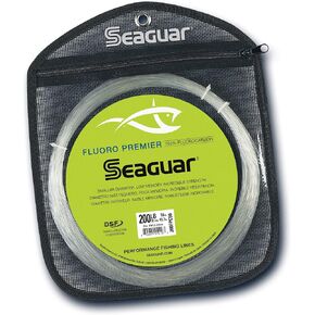Seaguar Fluoro Premier Big Game 100% Fluorocarbon Fishing Line, 150lb Break Strength, 110yds, Clear - 150FPC110
