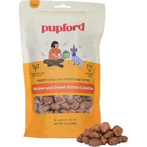 Pupford Crunchies, Premium Treat for Dogs & Puppies (Chicken & Sweet Potato, 5 oz)
