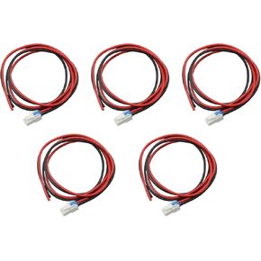 KCT-23 DC Power Cable 2-Pin for Kenwood TK-790 TK-890 TK-5710 TK-5710-K TK-5810 TK-5810-K TK-6110-2 TK-7302H-1 TK-7302HV-1 TK-8302U-1 TK-8302HU-1 Mobile Radi (NO FUSES and NO Fuse-Holders) (5)