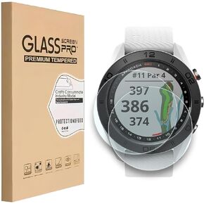 [2 Pack] Screen Protector Designed for Garmin Approach S60, High Definition Tempered Film, 9H Hardness, Anti-scratch, Touch Sensitive, Drop-protection