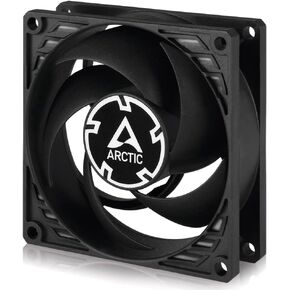 ARCTIC P8 Value Pack (5 Units) - 80 mm PC Case Fan, Pressure-optimised, 3000 RPM, Noise Level: 0.3 Sone, Airflow: 23.4 CFM, Fluid Dynamic Bearing