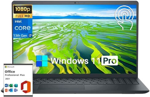 Dell 2024 Newest XPS 15 9530 Business Laptop، Microsoft Office Lifetime License & Win 11 Pro، Intel 10-Core i7-13620H، 15.6 بوصة FHD+، 64 جيجابايت DDR5، 2 تيرابايت SSD، Arc Graphics A370M، Wi-Fi 6، لوحة مفاتيح بإضاءة خلفية in Saudi Arabia