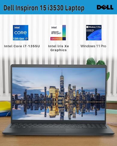 Dell 2024 Newest XPS 15 9530 Business Laptop، Microsoft Office Lifetime License & Win 11 Pro، Intel 10-Core i7-13620H، 15.6 بوصة FHD+، 64 جيجابايت DDR5، 2 تيرابايت SSD، Arc Graphics A370M، Wi-Fi 6، لوحة مفاتيح بإضاءة خلفية in Saudi Arabia
