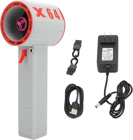 Garosa Electric Air Duster Stepless Speed Mini Handheld Dry Blower 64mm Brushless Motor 11 Blade 1400g Thrust for Industrial Dust Removal Keyboard Cleaning (US Plug) in Saudi Arabia