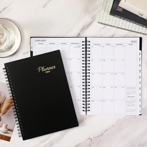 2024-2025 Academic Planner – Weekly ＆ Monthly Planner 2024-2025, Jul. 2024 – Jun. 2025, Calendar Planner, 6.4" x 8.5" with Flexible Cover, Tabs, Strong Twin-Wire Binding, Inner Pocket, 21 Notes Pages in Saudi Arabia
