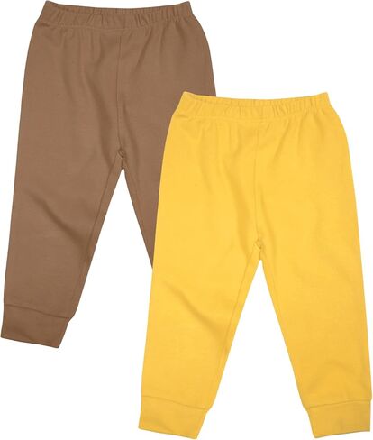 SOBOWO Solid Baby Sweatpants, Unisex Baby Toddler Cotton Crawling Pants for Newborn Boys Girls 0-24 Months in Kuwait