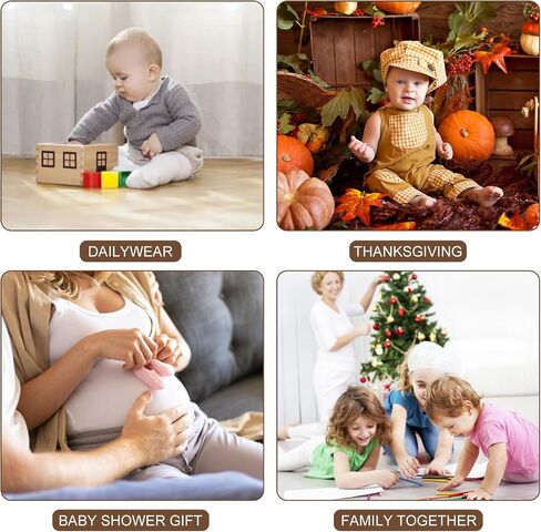 SOBOWO Solid Baby Sweatpants, Unisex Baby Toddler Cotton Crawling Pants for Newborn Boys Girls 0-24 Months in Kuwait
