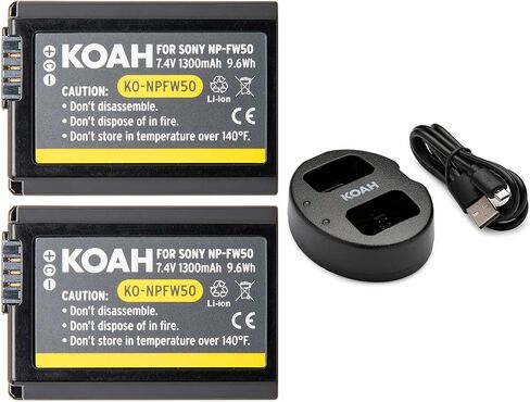 كاميرا Sony Alpha ZV-E10 APS-C بدون مرآة مع عدسة 16-50 مم (أسود) مع قبضة تصوير وحامل ثلاثي القوائم، وحقيبة حمل ناعمة، وبطاقة ذاكرة Ultra Pro، وبطارية قابلة لإعادة الشحن (عبوتان) وشاحن مزدوج in Kuwait