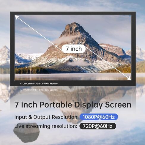 MT-VIKI 4K محول فيديو متعدد الكاميرات مع شاشة LCD مقاس 7 بوصات، ومدخلات HDMI 4X ومخرج HDMI ومسجل إخراج USB 3.0، وشاشة Tiktok، وYouTube، وIns in Kuwait