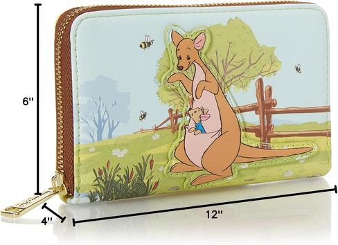 Loungefly Wallet: Disney Winnie The Pooh - Kanga and Roo Faux Leather Wallet Multicolor, Amazon Exclusive in Saudi Arabia
